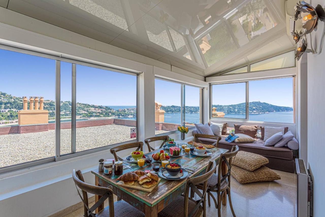 My Casa - Villefranche Cauvin - Panoramic Sea View Ac Kültér fotó